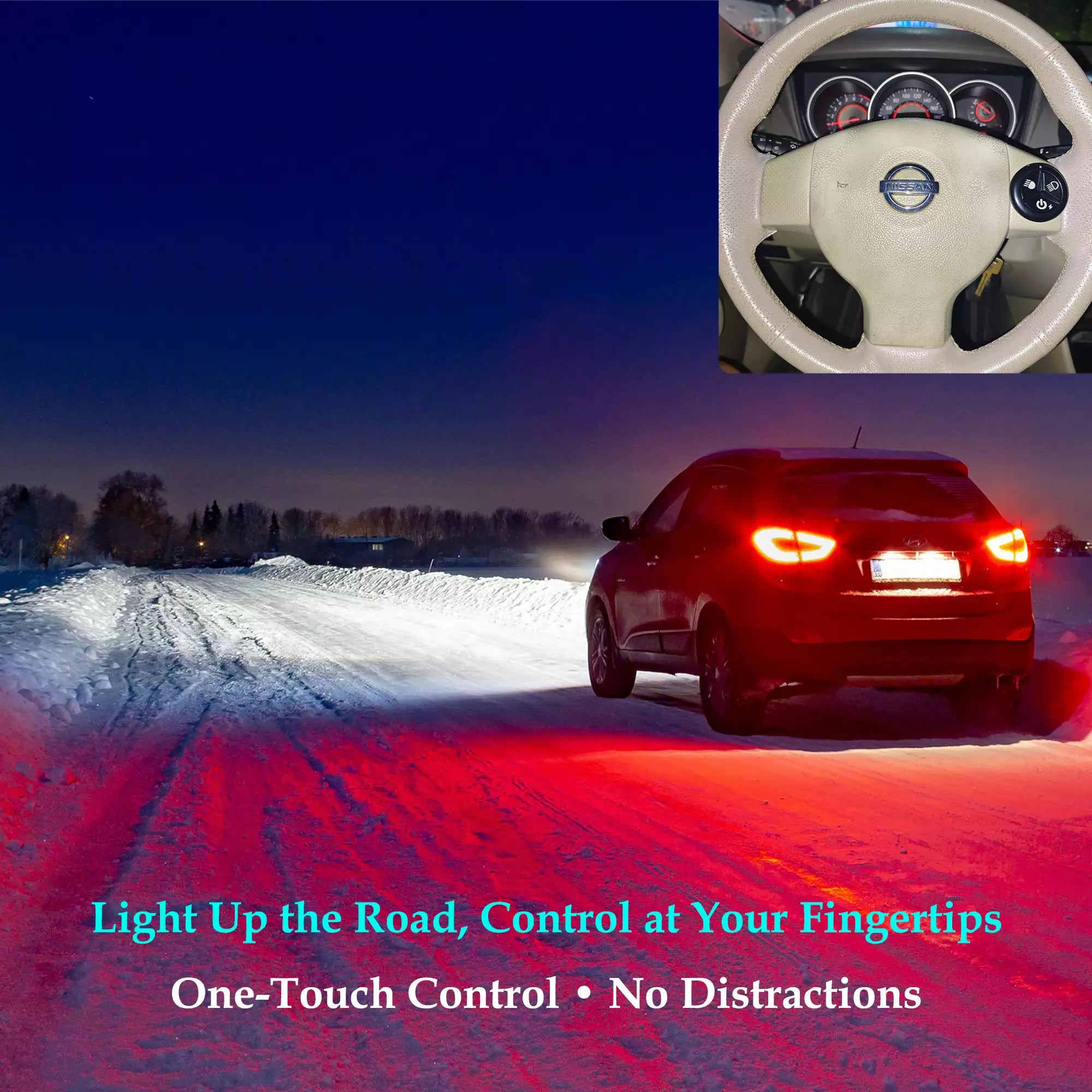 ⚡️ 7" PRO RGB Off-Road Kit: Wireless Multi-Color DRL + Spotlight | Free Global Shipping